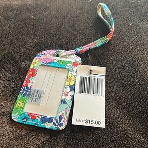 Vera Bradley luggage ID far out floral